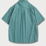 Skyline Button Up - Green Stripe