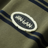 Linear Stripe Tee - Olive