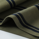 Linear Stripe Tee - Olive