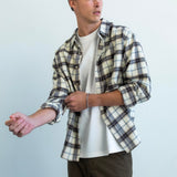 Whitford Flannel - Cream Check