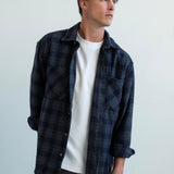 Drift Heavy Overshirt - Navy