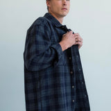Drift Heavy Overshirt - Navy