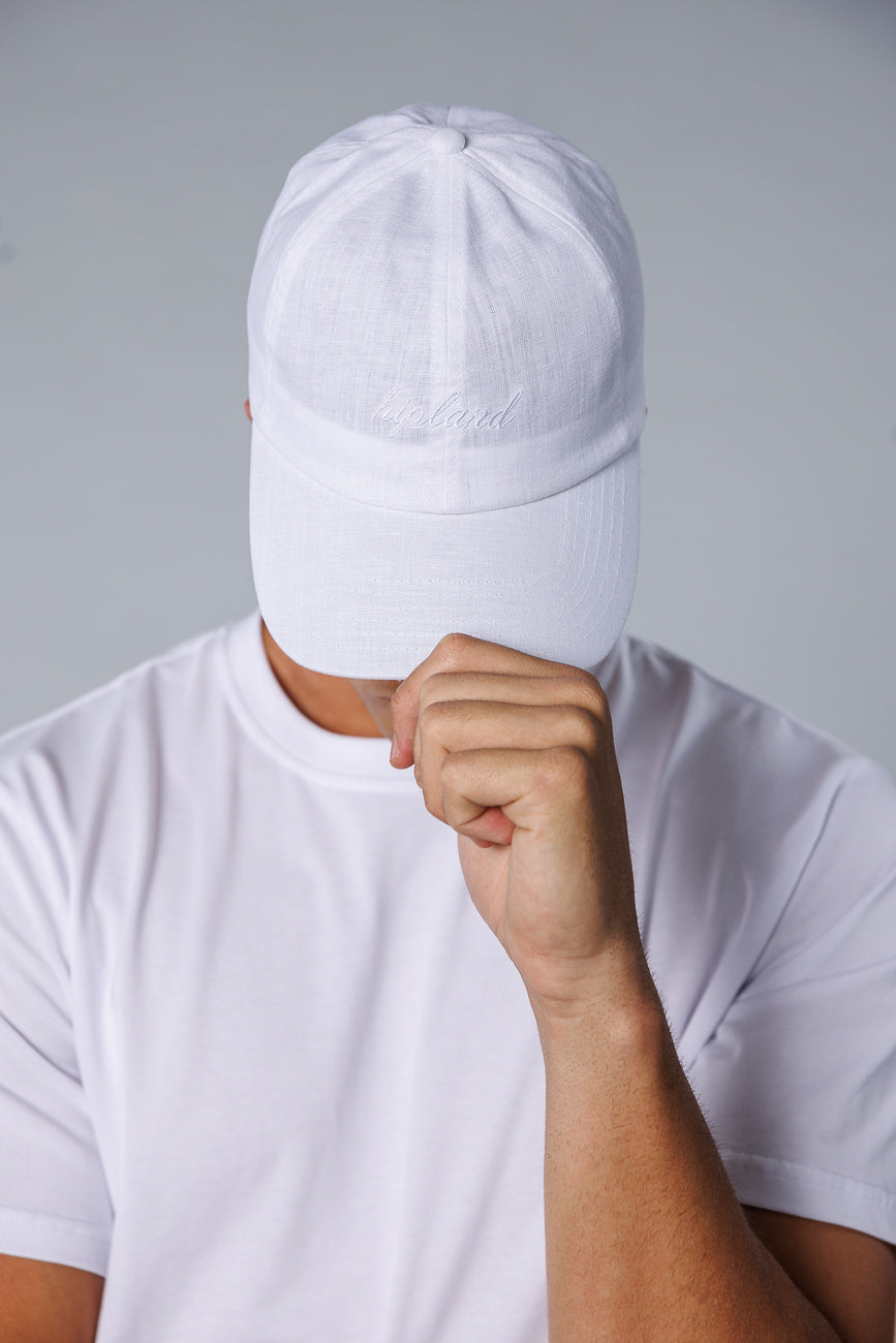 Hipland - Linen Hat - White