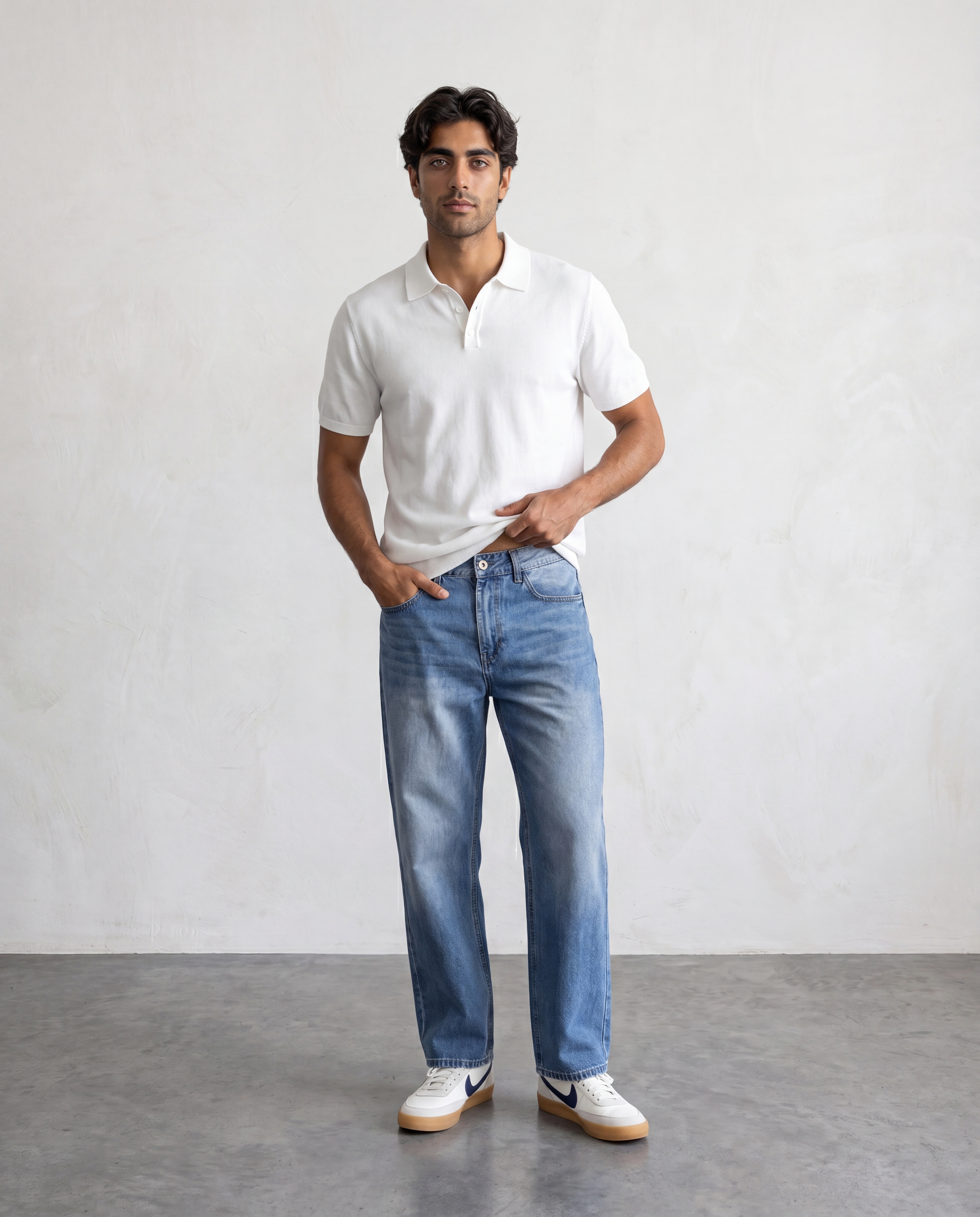 Wide Leg Jean - Blue