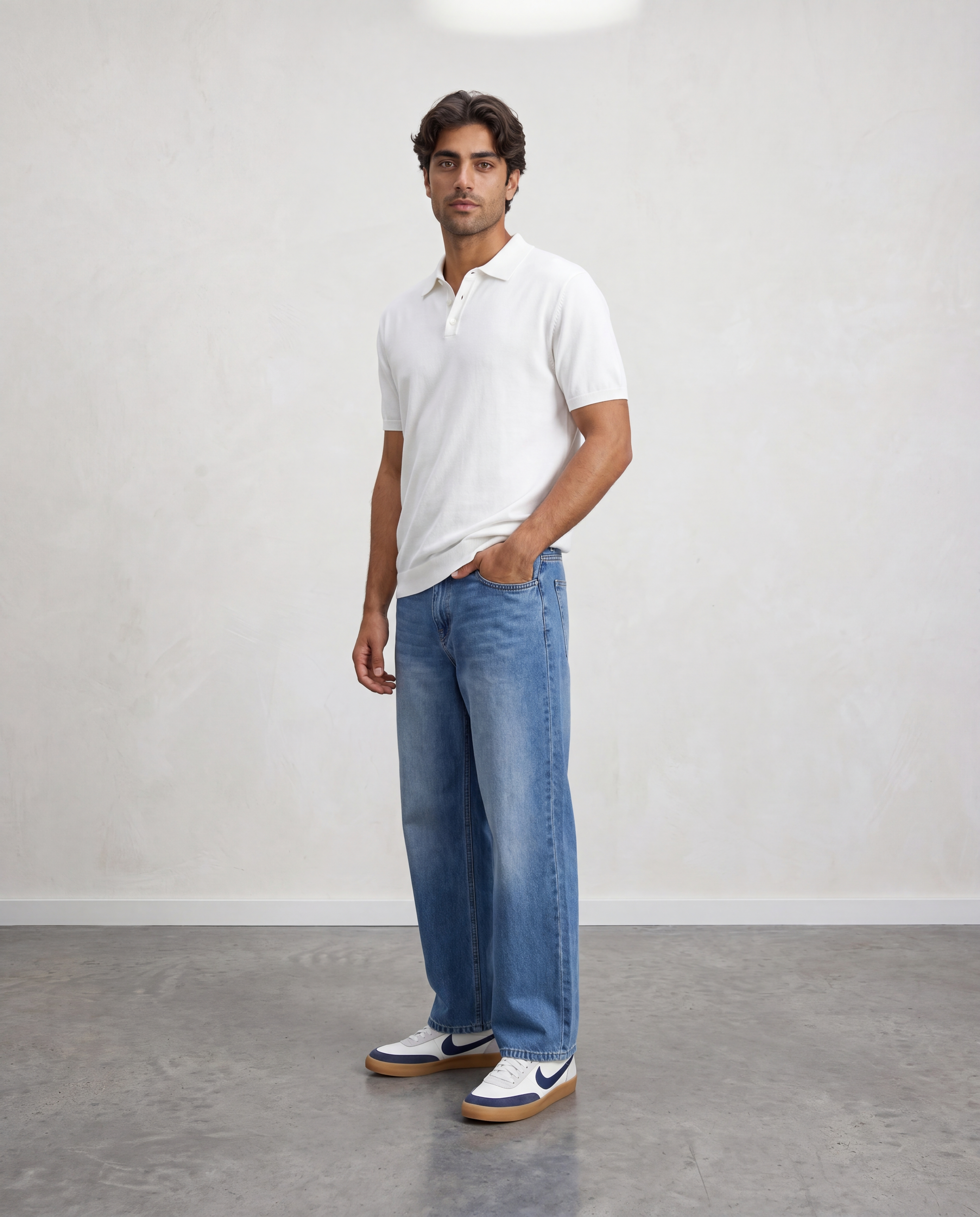 Wide Leg Jean - Blue