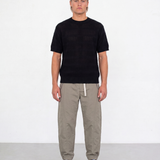 Curved Cargo Pant - Almond