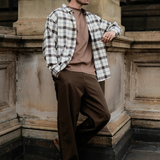 Whitford Flannel - Cream Check