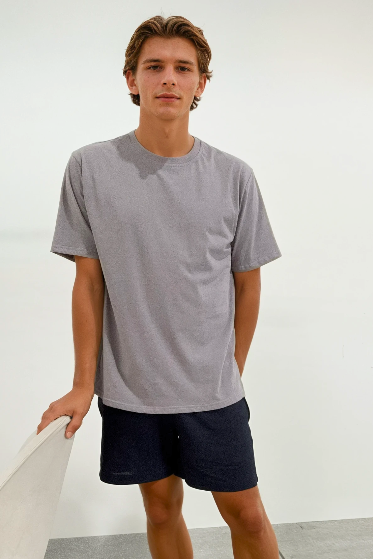 Regular Lightweight Tee - Grey