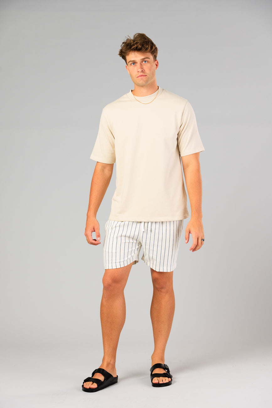 Noosa Linen Shorts - Stripe