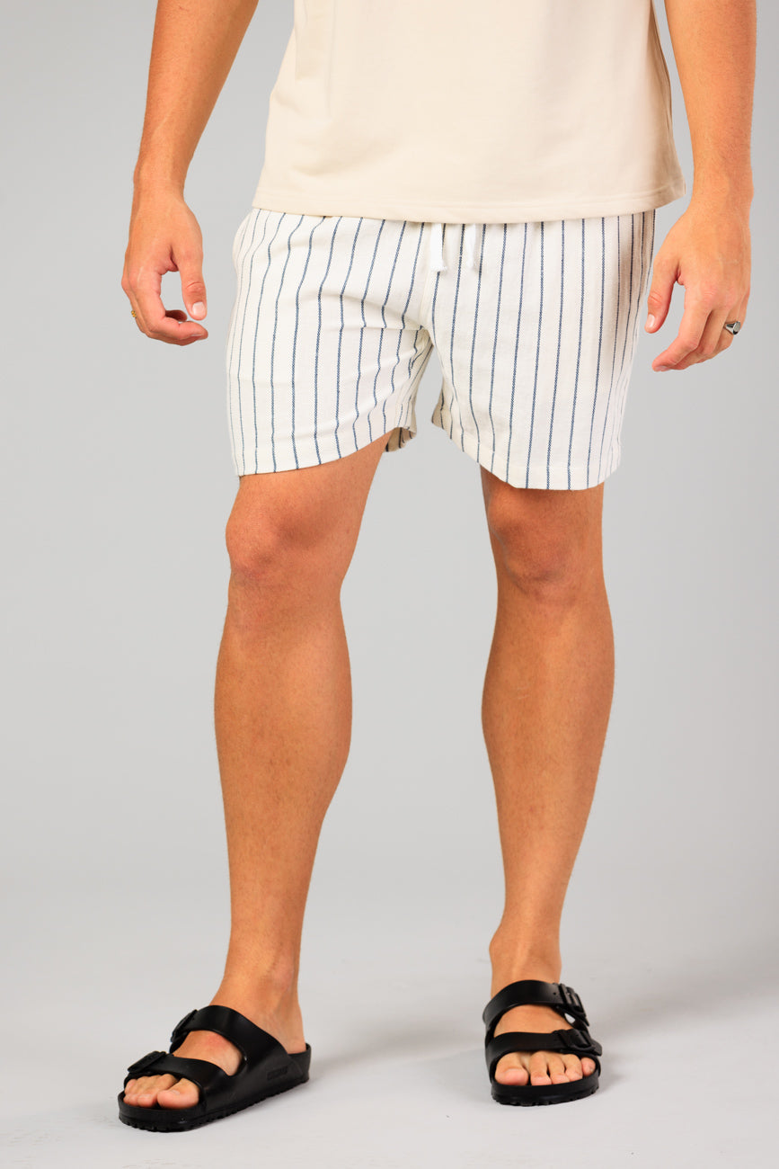 Noosa Linen Shorts - Stripe
