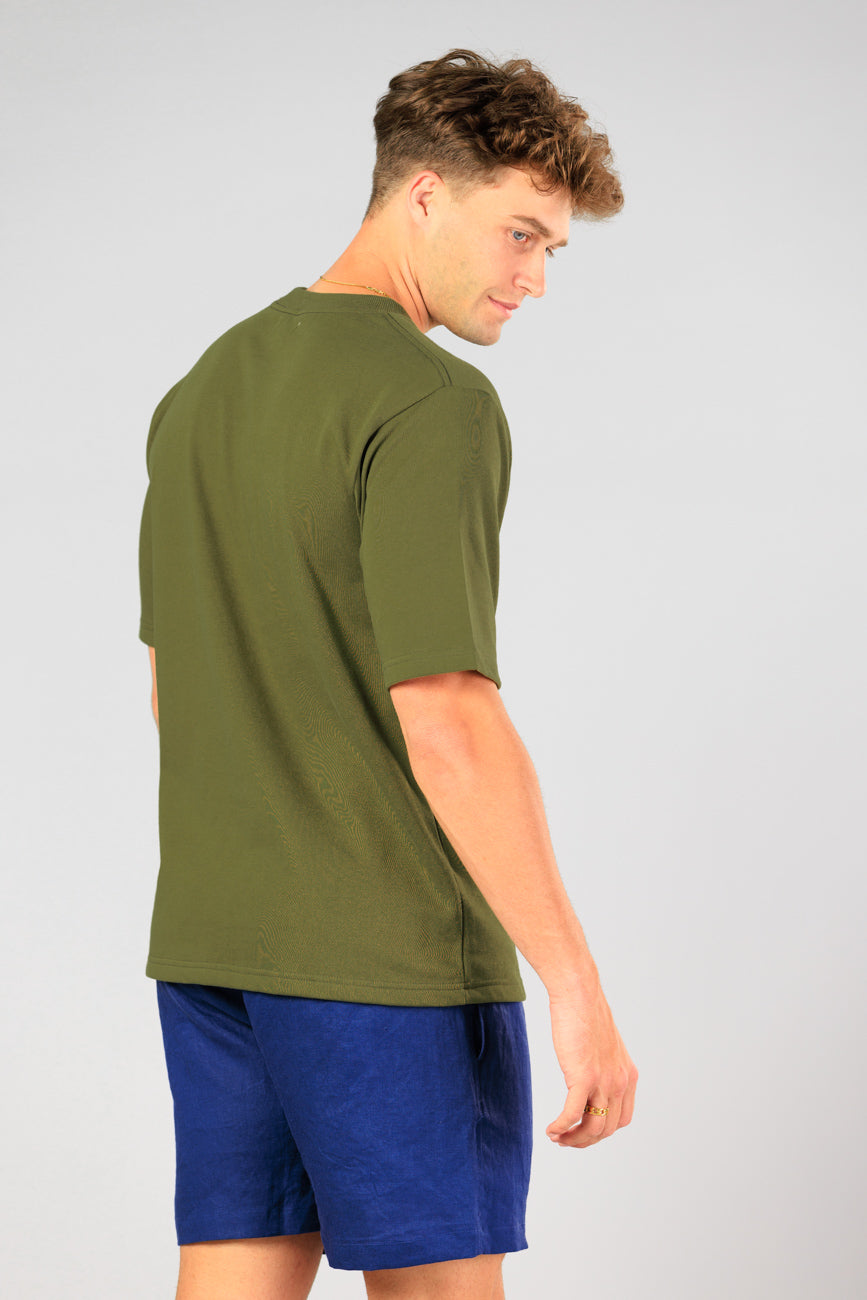 Luxe Tee - Army Green