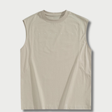 Linear Logo Vest - Sandstone