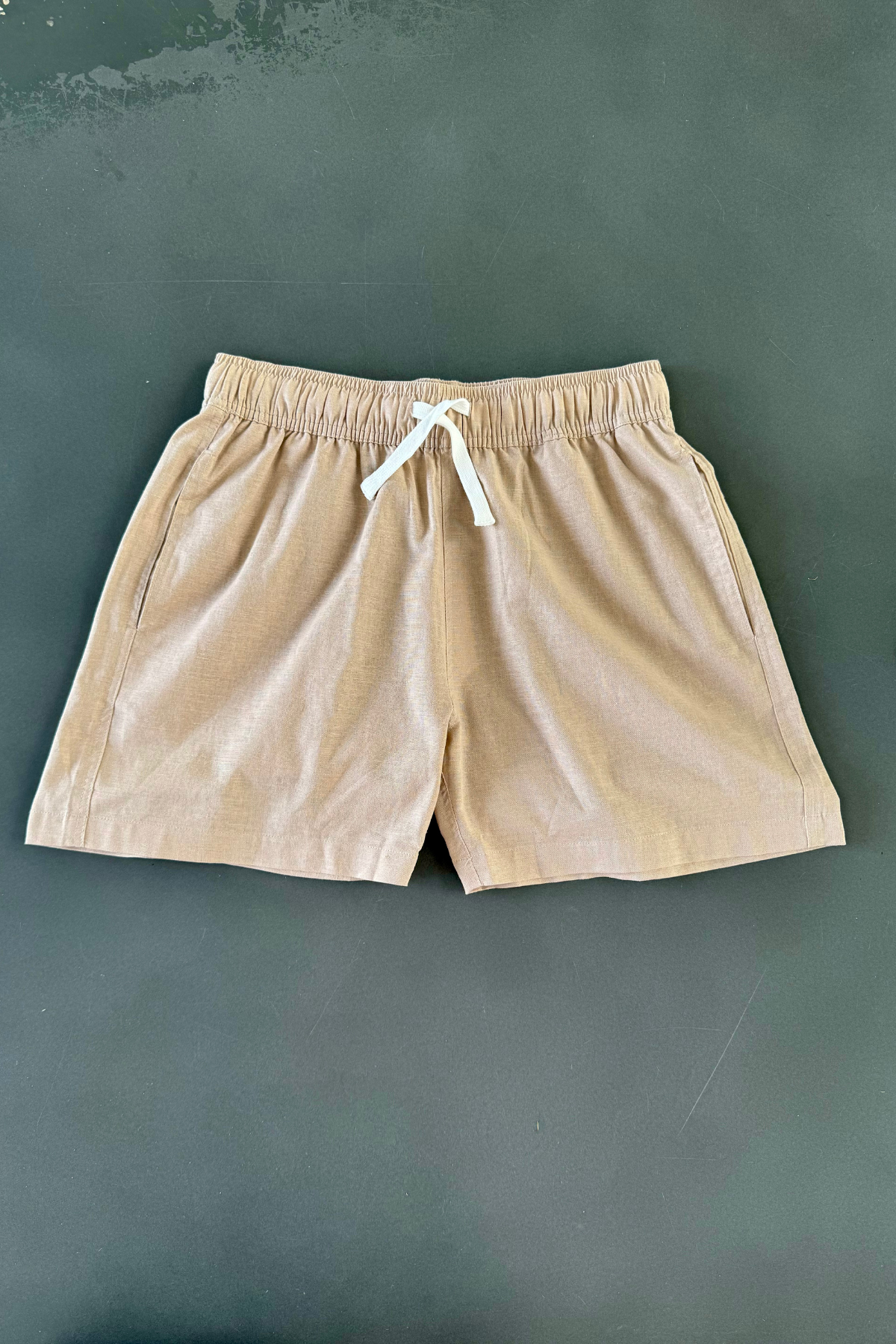 Summer Linen Shorts - Sand