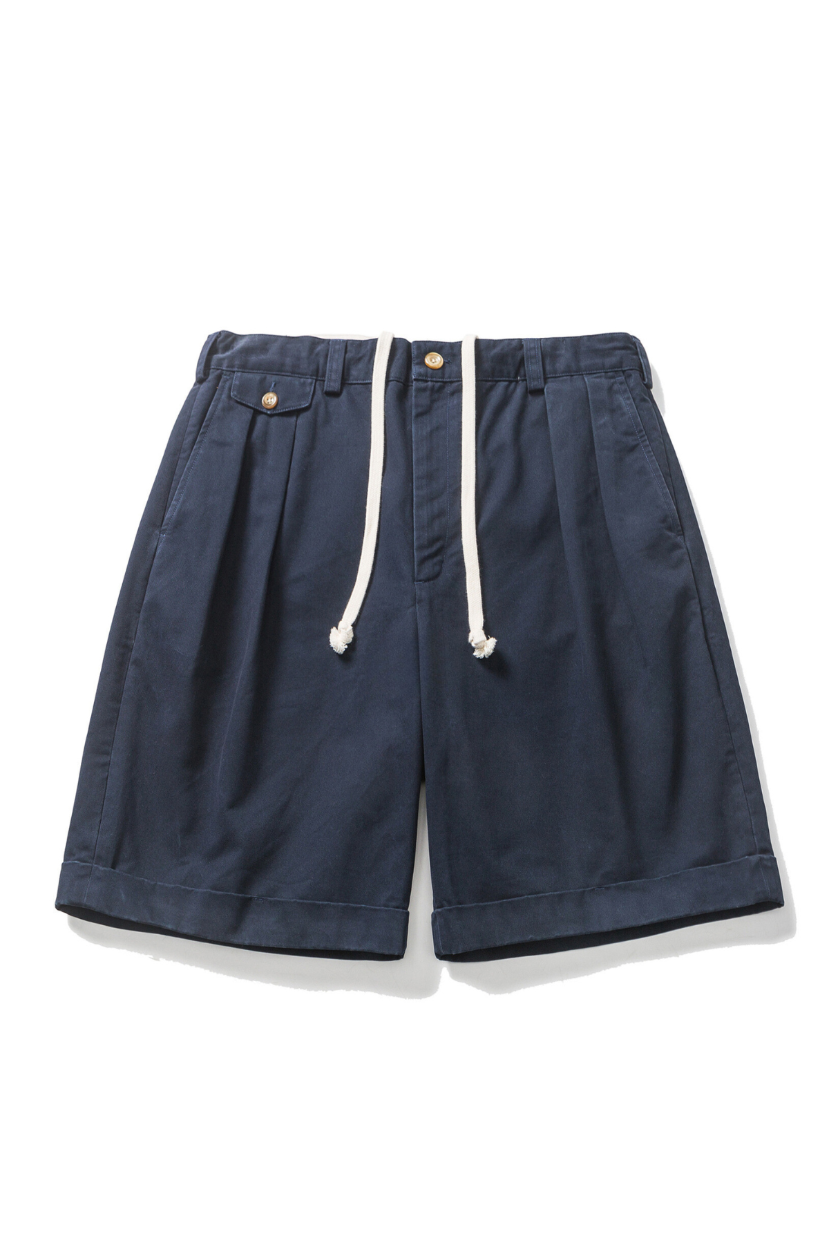 LBRTS - Double Pleated Shorts - Navy