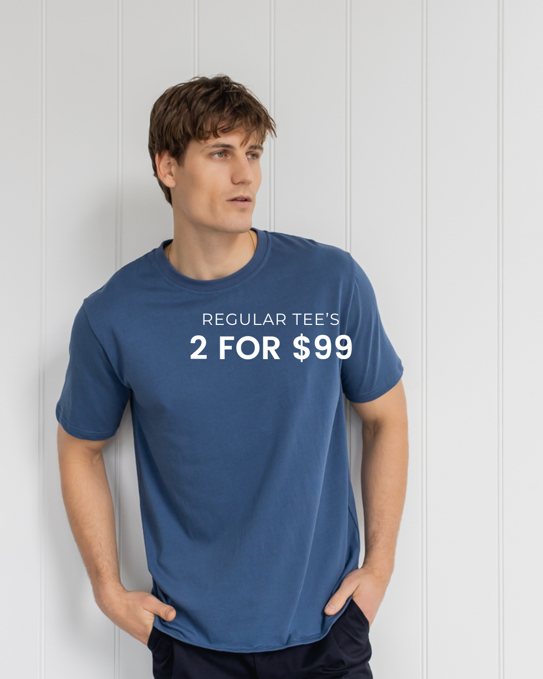 Regular Lightweight Tee - Navy