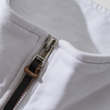 Quarter-Zip Sweatshirt - White