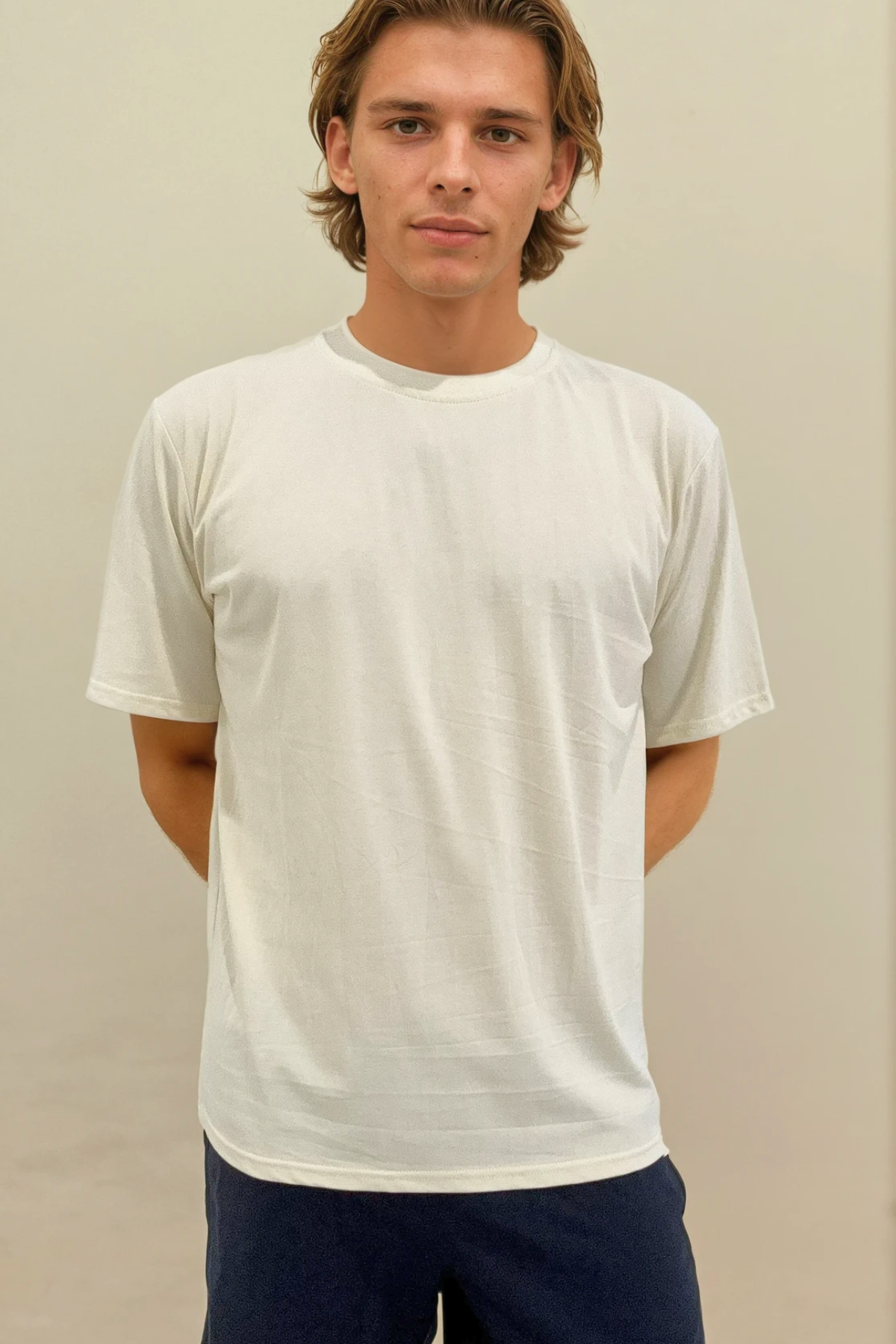 Regular Lightweight Tee - Cream