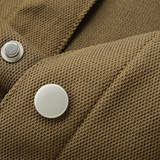 Snap-Button Jacket - Brown
