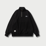 Quarter-Zip Sweatshirt - Black