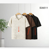 Palm V-Neck Polo- White