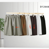 Textured Shorts - Dark Purple