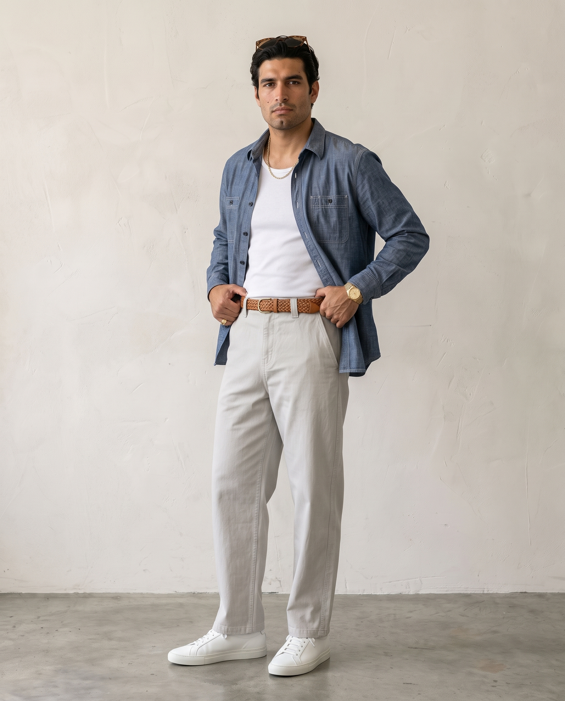 Cotton-Lyocell Curved-Seam Trousers - Paris Grey