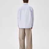 Light Blue Double Pocket Boxy Shirt
