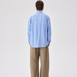 Blue Camp Collar Shirt