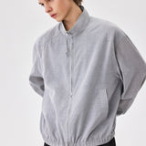 Grey Linen Blend Jacket