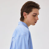 Blue Camp Collar Shirt