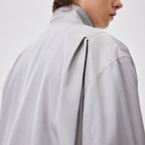 Grey Linen Blend Jacket