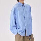 Blue Camp Collar Shirt