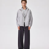 Grey Linen Blend Jacket