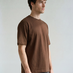 Frame Tee - Chocolate - side view