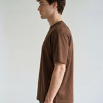 Frame Tee - Chocolate - side view