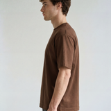 Frame Tee - Chocolate - side view