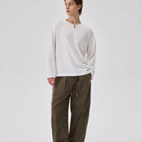 White Long Sleeve Tee