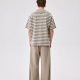 Oat Stripe Tee