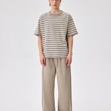 Oat Stripe Tee