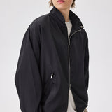 Black Spring Zip Jacket