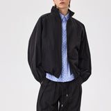 Black Spring Zip Jacket