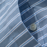 Mariner Stripe Oxford - Dark Blue Stripe