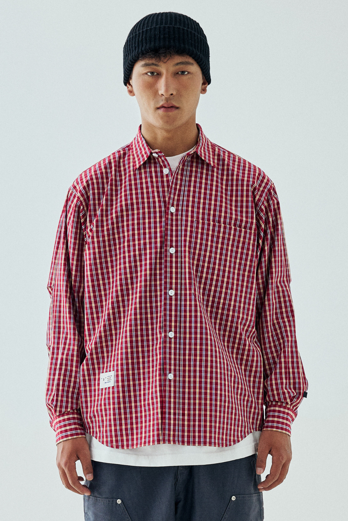 LBRTS - Plaid Long Sleeve Shirt - Red