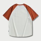 Varsity Raglan Tee - Orange