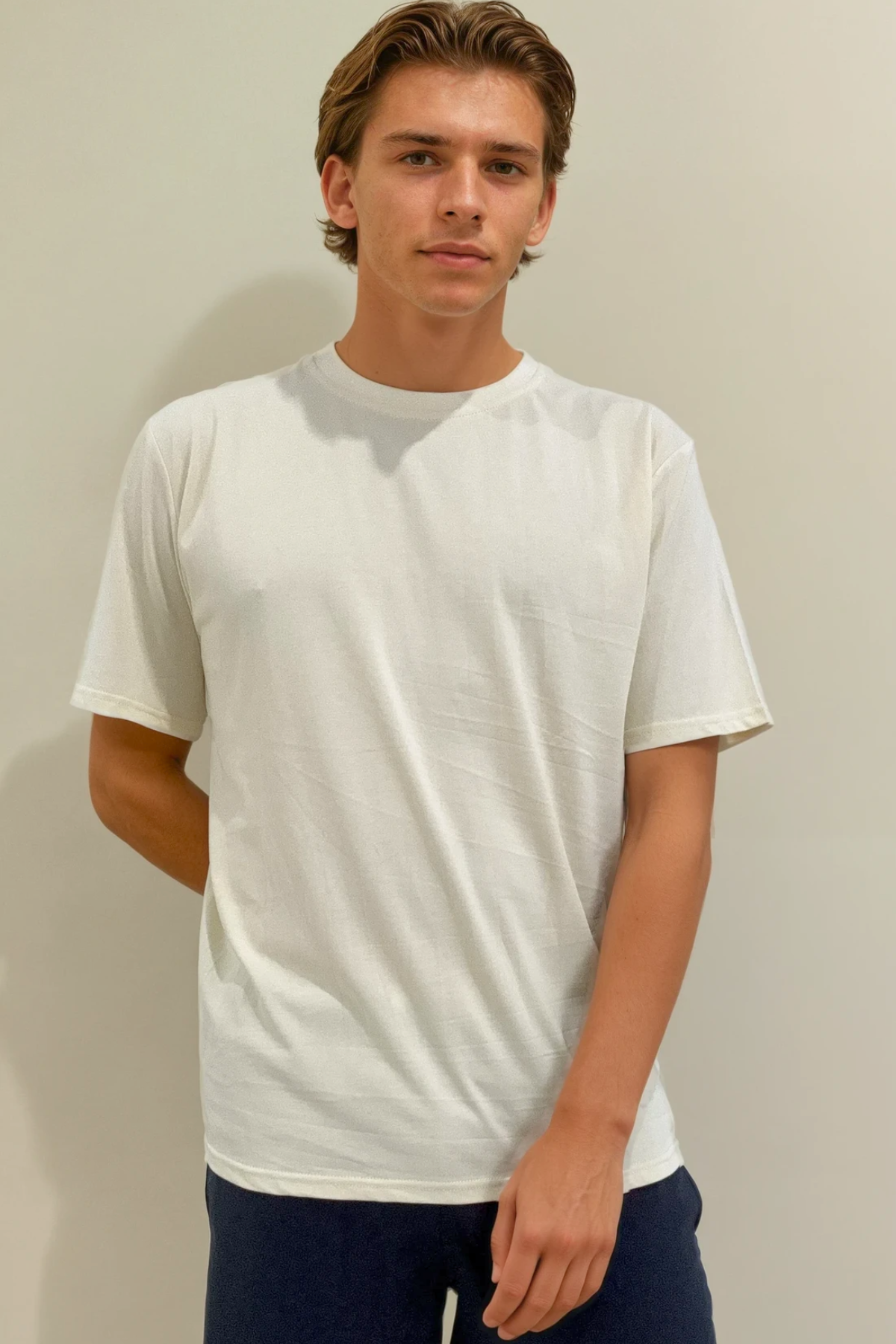 Regular Lightweight Tee - Cream