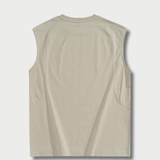 Linear Logo Vest - Sandstone