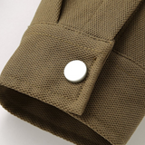 Snap-Button Jacket - Brown