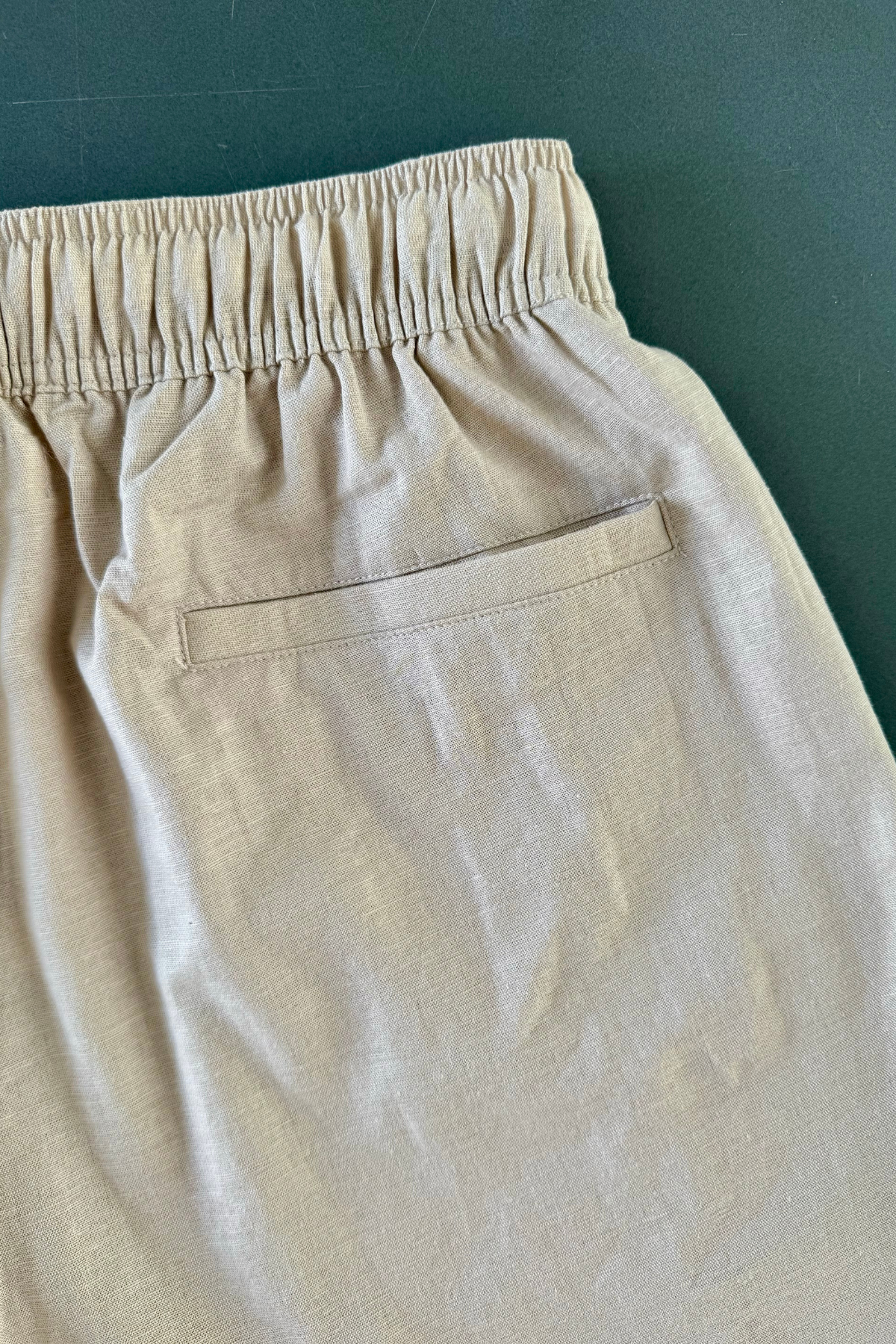 Summer Linen Shorts - Sand