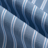 Mariner Stripe Oxford - Dark Blue Stripe