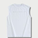 Linear Logo Vest - White